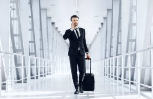 Guy with visa entering in Japan